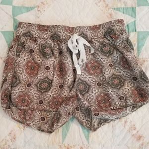 Women's Joie 100% silk drawstring shorts